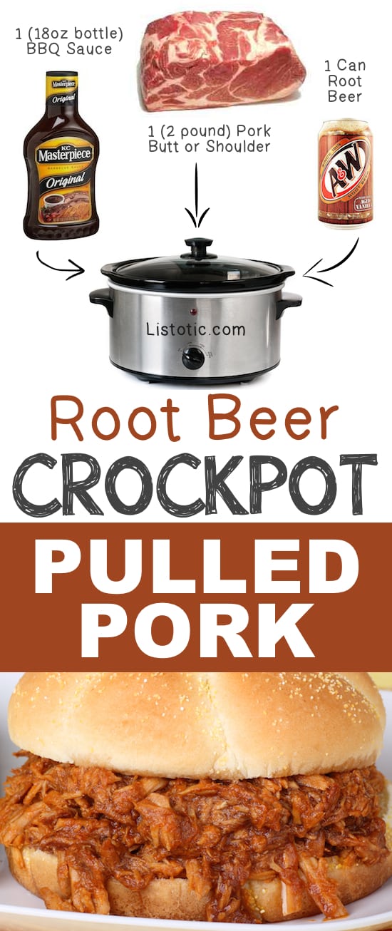 Root Beer Crockpot Pulled Pork Ways To Cook Meat In Your Crockpot