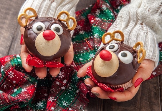 Easy Reindeer Cupcakes