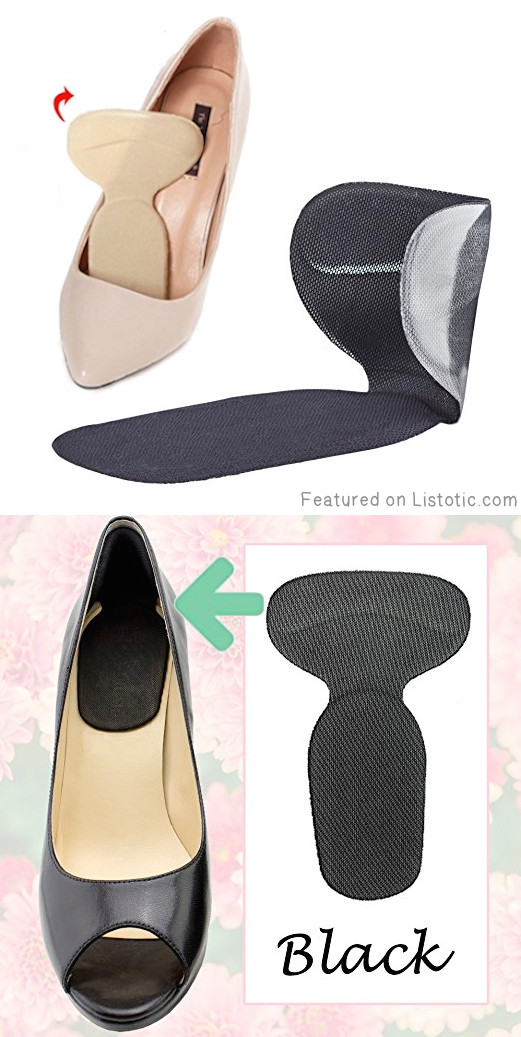 #1. A heel grip that actually stays in place! | 8 Brilliant Products That Will Make Wearing High Heels Actually Bearable