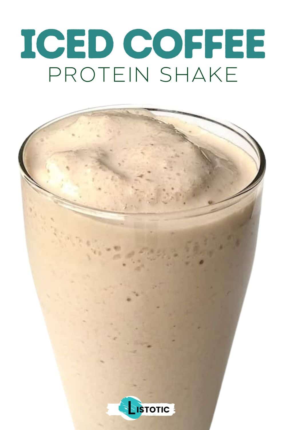 A refreshing glass of iced coffee protein drink, perfect for a quick energy boost.