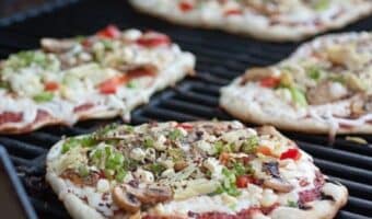 grilled pizza