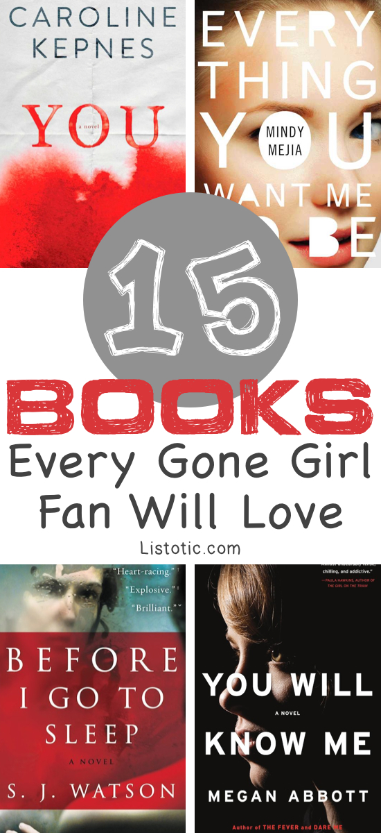 Spectacular books that every Gone Girl fan will LOVE! Books to read for women, or anyone who loves a good suspense thriller. :) | Listotic.com