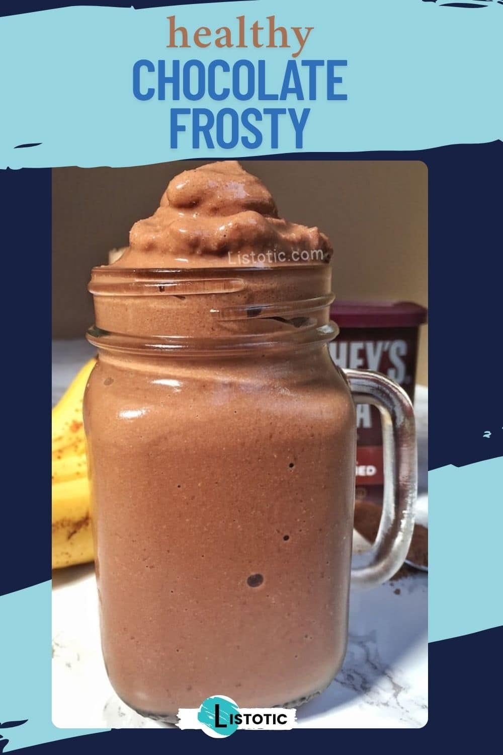 wendy's inspired homemade chocolate frosty drink