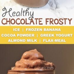 wendys inspired homemade chocolate frosty drink