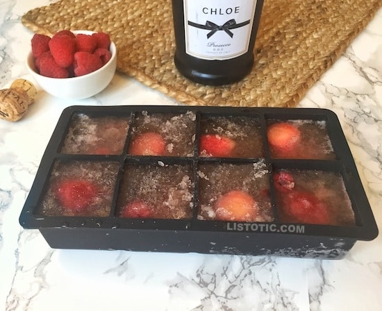 Frozen Rosé for chilling wine and other drinks! 