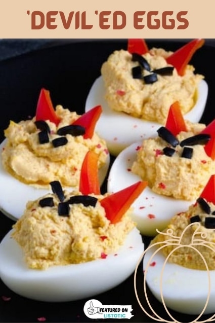 Halloween party appetizers.