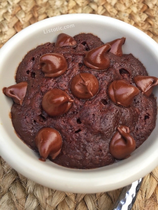 Microwave Brownie Mug Cake Recipe
