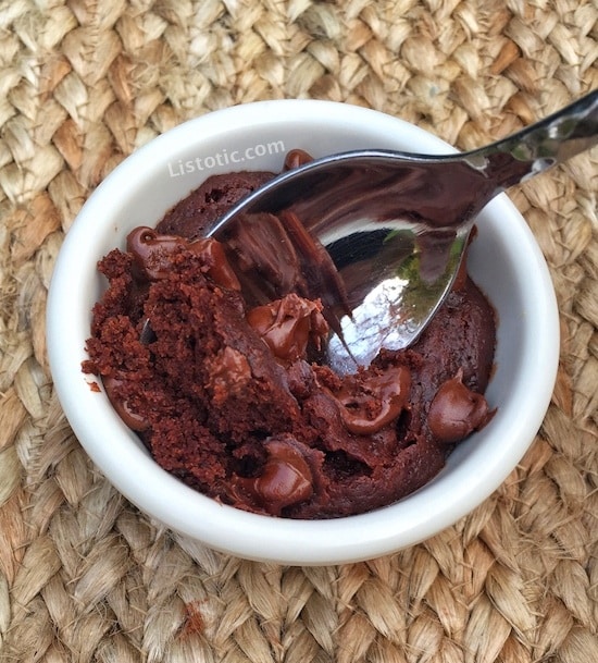 Microwave Brownie Dessert Chocolate Mug Cake
