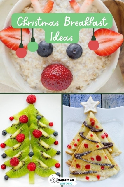 Fun Christmas breakfast ideas for kids.