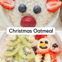 Festive oatmeal.