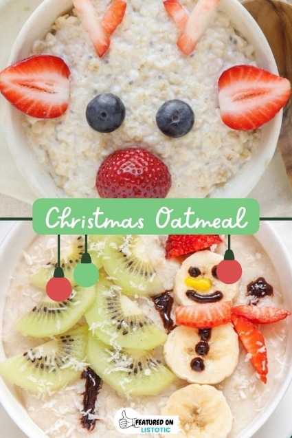 Festive oatmeal.