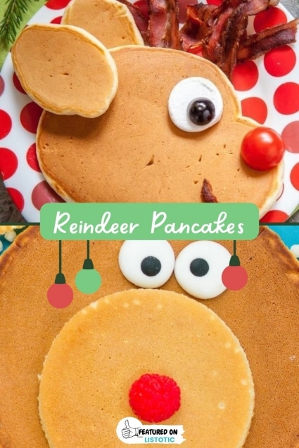Reindeer pancakes.