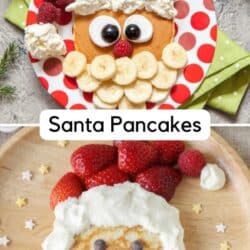 Santa pancakes.