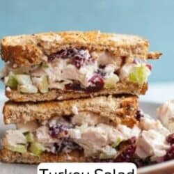 Turkey salad sandwiches.
