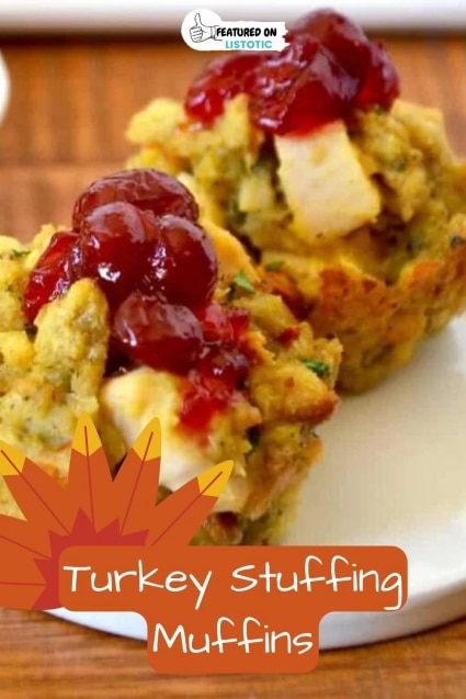 Turkey and stuffing muffins.