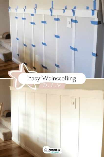 Easy wainscotting.