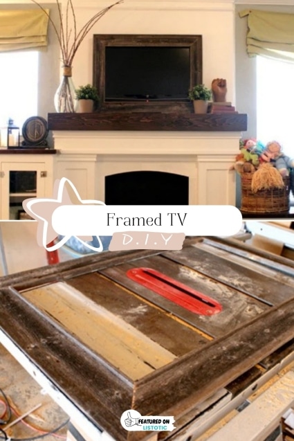 Framed TV.