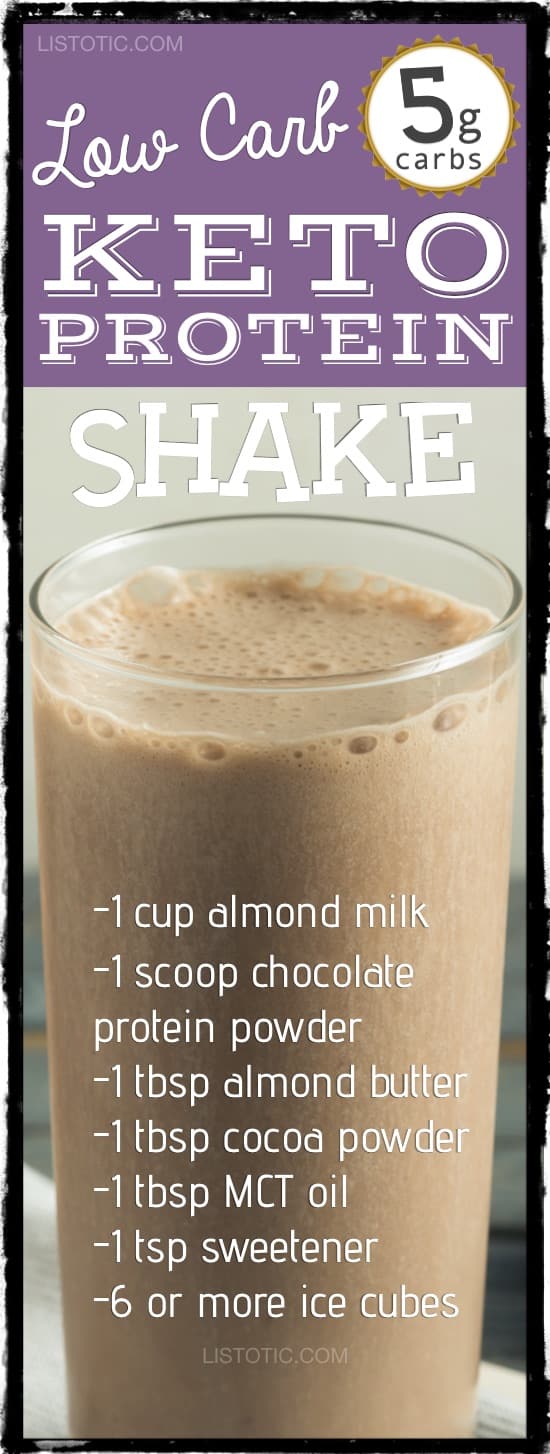 Low Carb Protein Shake Recipe Listotic