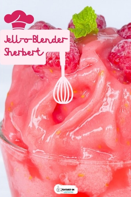 Blender sherbet.