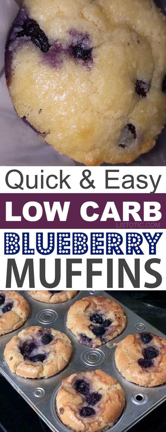 Low Carb Muffin Recipes | These easy low carb and keto breakfast recipe ideas are perfect to make ahead of time, and simply grab for on the go! Meal prep can be a life saver! Eating healthy has never been so easy with these time-saving tips and tricks. Everything from casseroles to muffins! They're perfect for a ketogenic diet. Listotic.com
