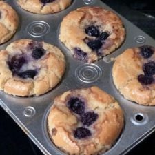 Low Carb Blueberry Muffins