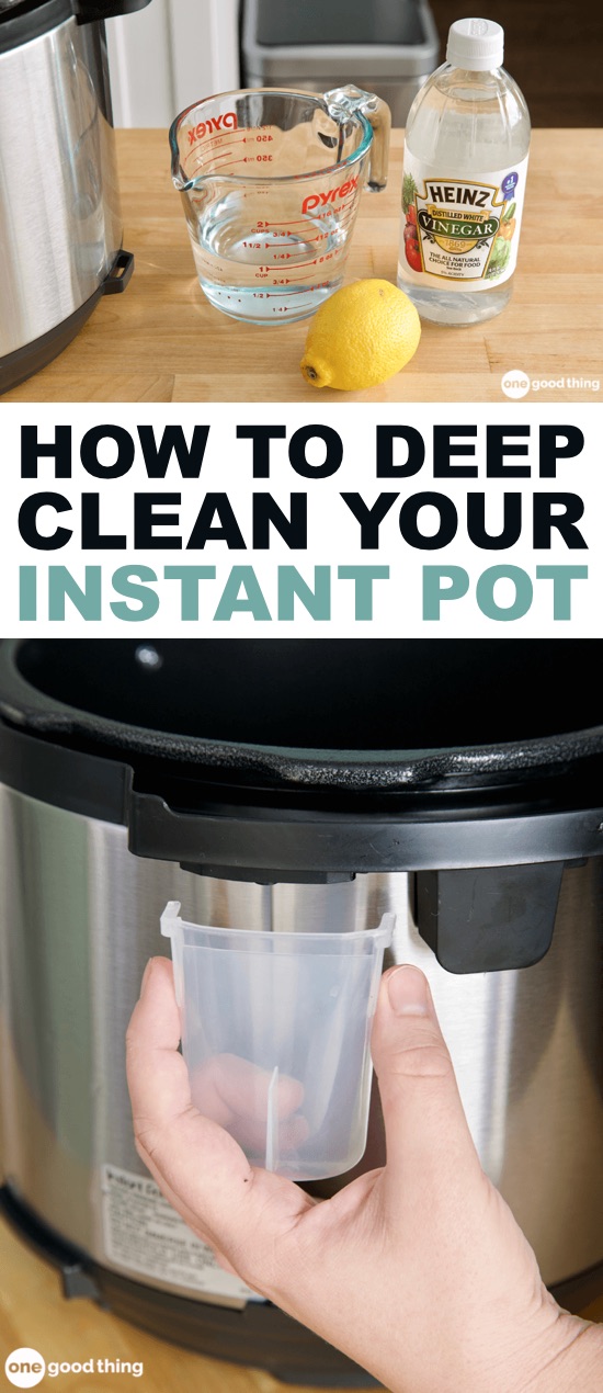 How to deep clean your instant pot and the lid! This cleaning hack is for after every use as well as a deep cleaning guide for every few weeks. Tips and tricks everyone could use!