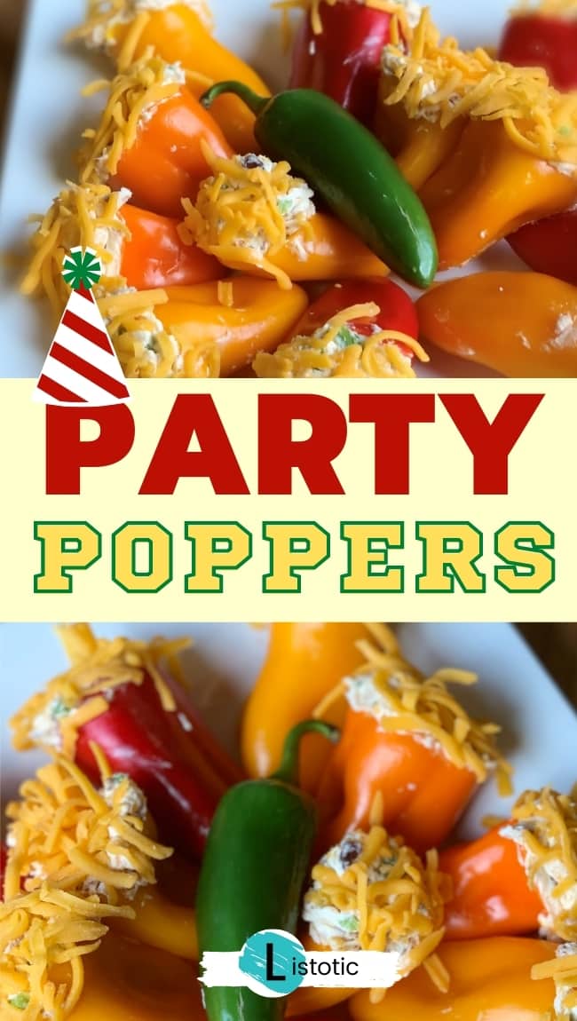 Easy Appetizer Idea PARTY POPPERS (Make Ahead only 5 Ingredients)