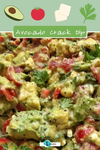 Avocado crack dip recipe.