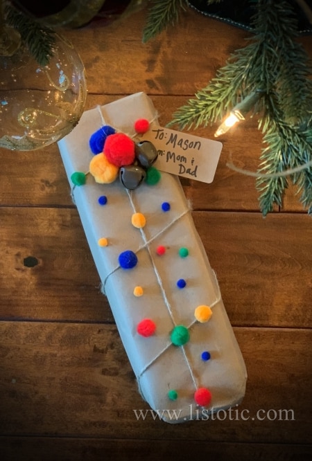 Cute Kids gift wrap ideas.