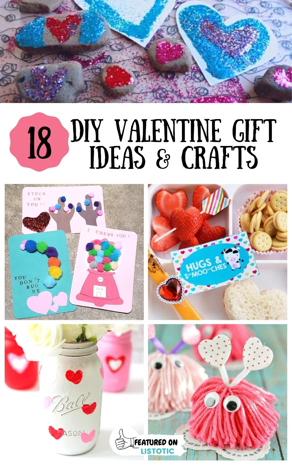diy valentine gift and craft ideas