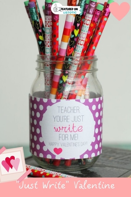 Valentine's Day ideas for teachers.