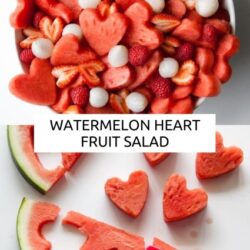 Watermelon fruit salad.