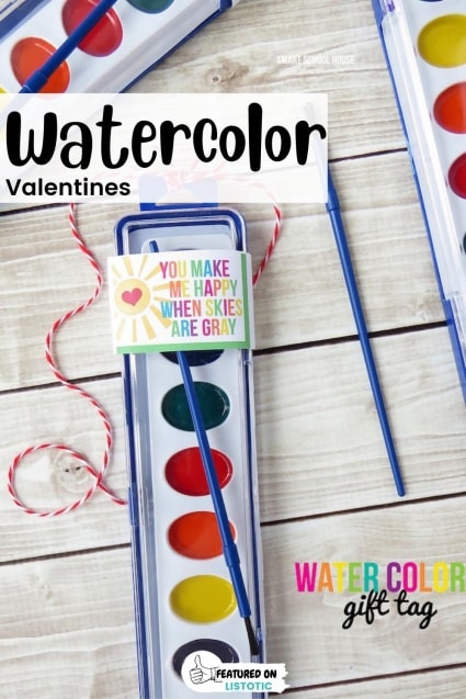 Watercolor paints.