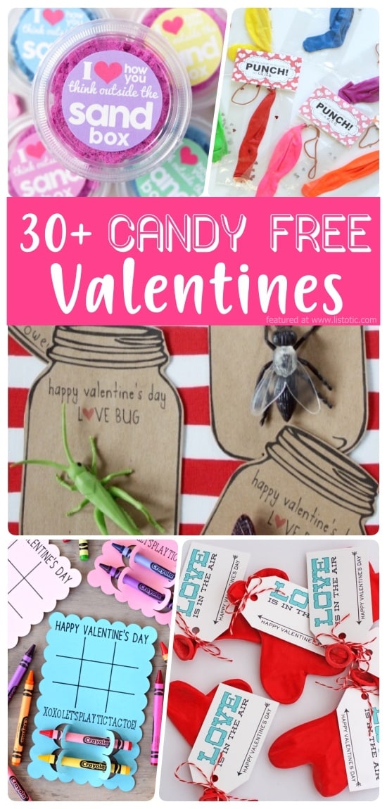 30+ Candy Free Valentine Gift Ideas.