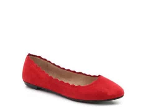 Women’s red ballet flats from DSW are simple elegant and ready to take you where you want to go in style. 