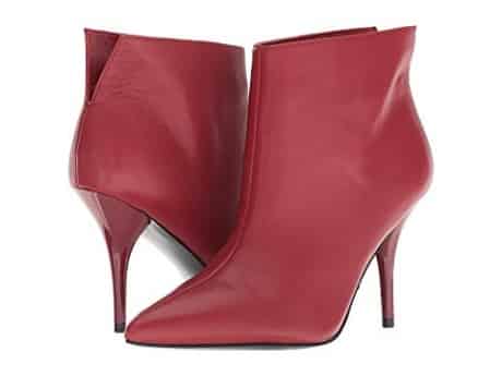 Classy high heel red bootie perfect for weddings, dress up or street style. Women’s red dress pump boot heels