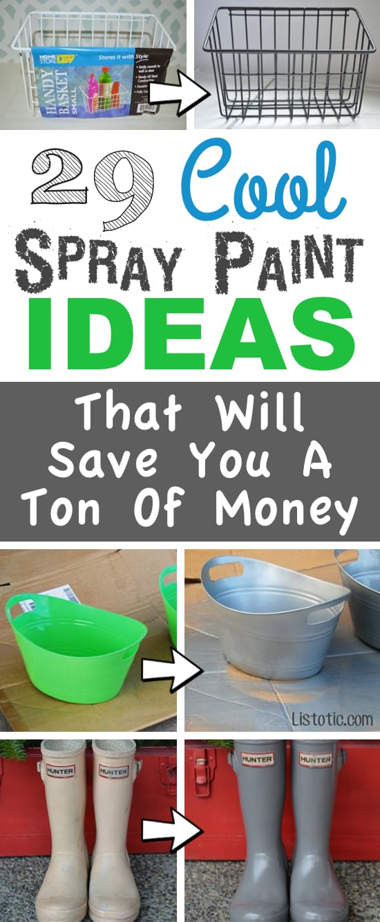 29+ Cool Spray Paint Ideas That Will Save You A Ton Of Money