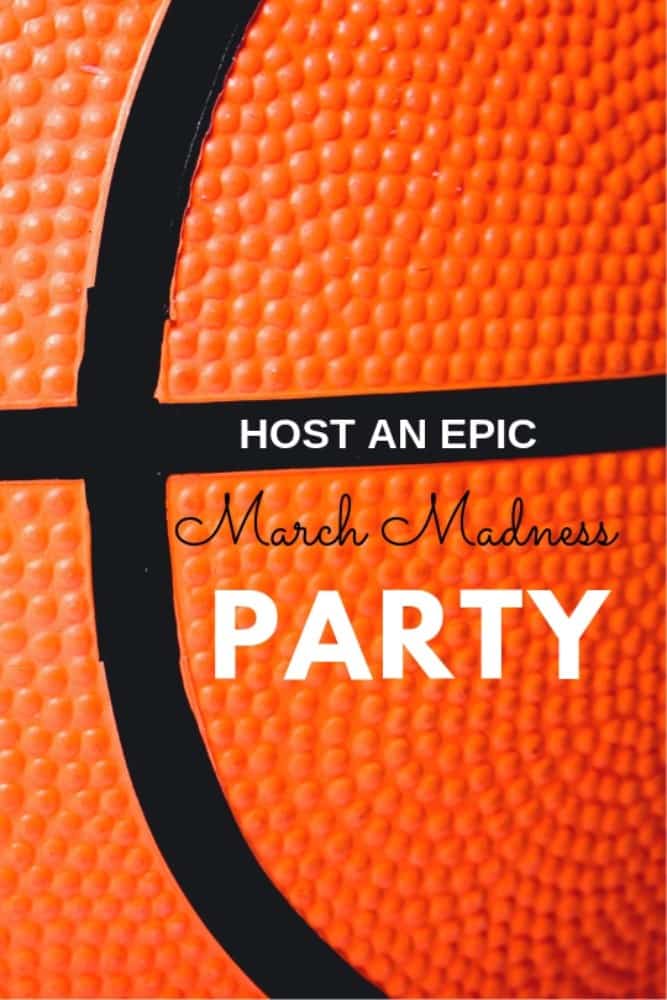 Host and epic March Madness Party for your friends with ideas to decorate.