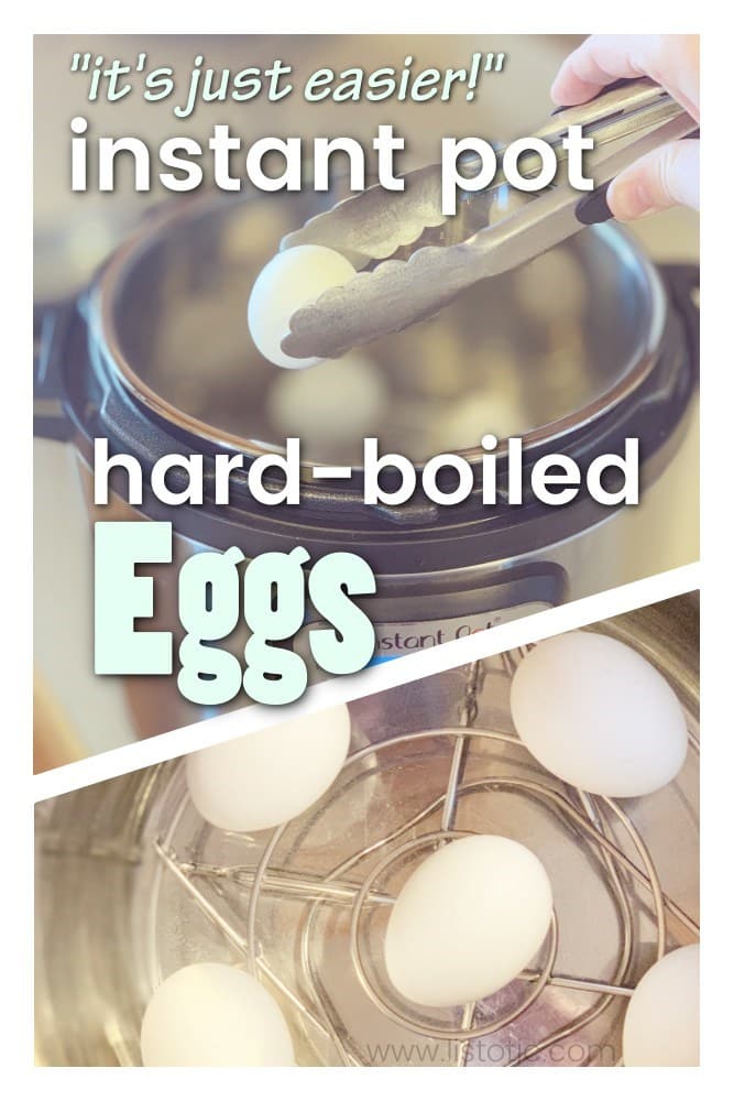 Use an Instant Pot to hard-boil eggs for your family. Easier than on the stove top.