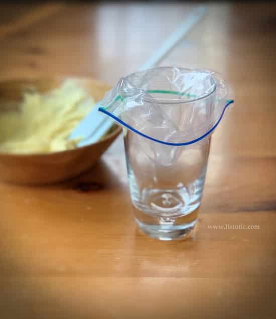 fancy way to fill your deviled eggs by piping the filling in with a zip lock baggie 