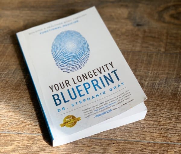 Your Longevity Blueprint book - helpful in your journey to reclaim your health and vitality.
