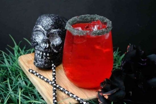 Game of Thrones inspired Halloween Cocktail named after The Red Woman.