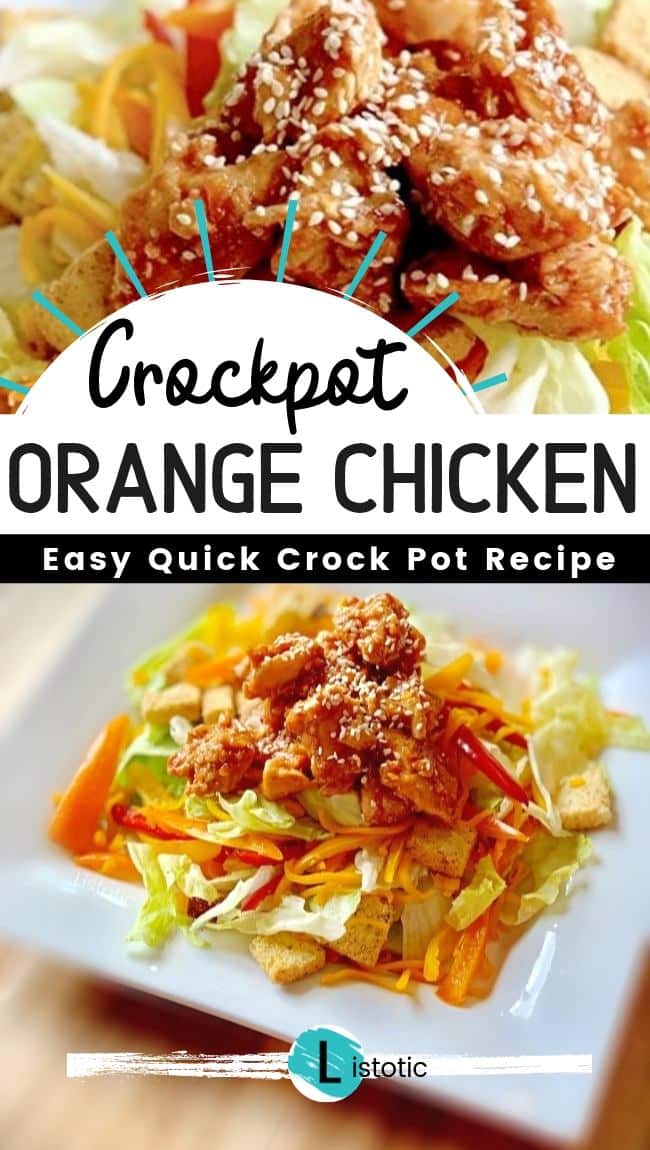 Crockpot Orange Chicken recipe. Easy & quick.