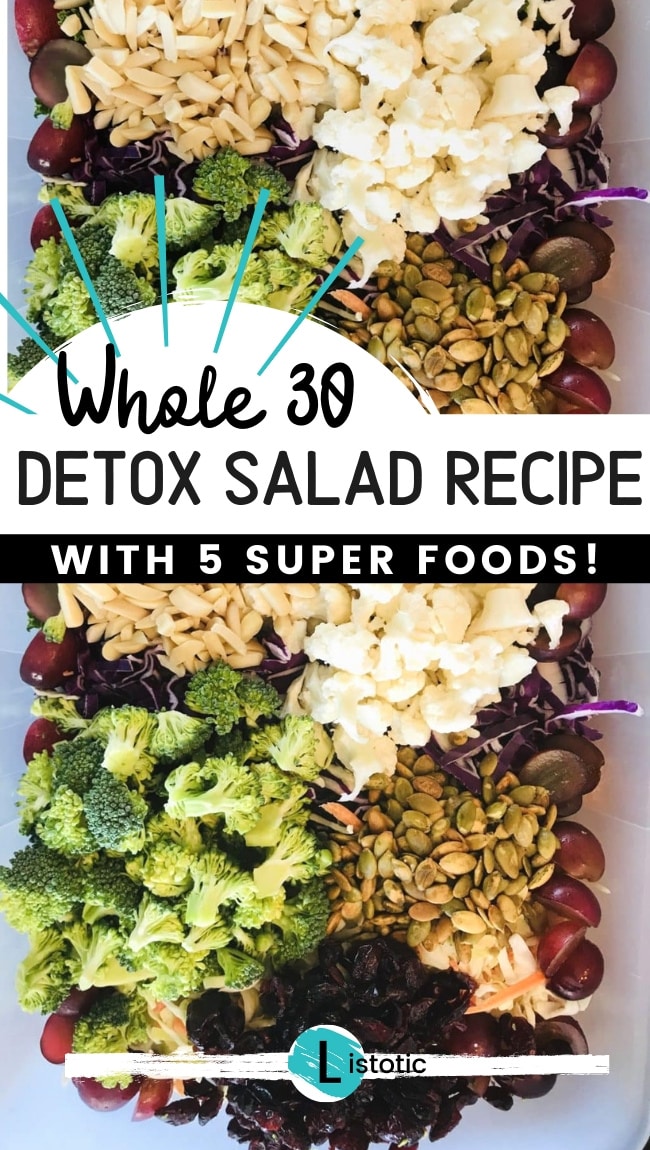 Tasty Detox Salad Packed With Superfoods ⋆ Listotic