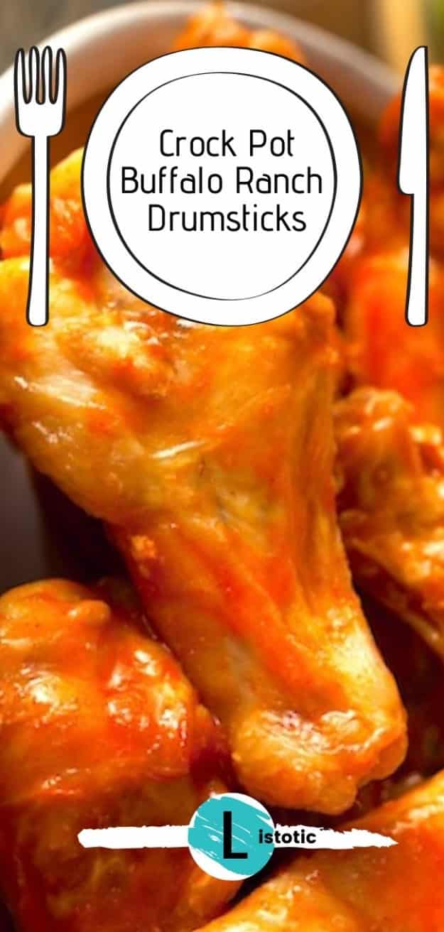 crock pot buffalo ranch drumstick chicken