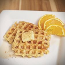Crazy Good Cinnamon Orange Keto Waffle Recipe