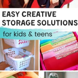 ideas for storage solutions of kid and teens bedroom and toy room