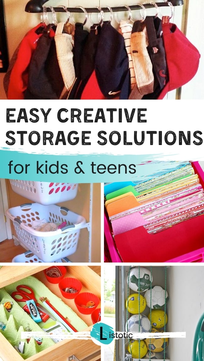 50 Brilliant, Easy & Cheap Storage Ideas (lots of tips and tricks)