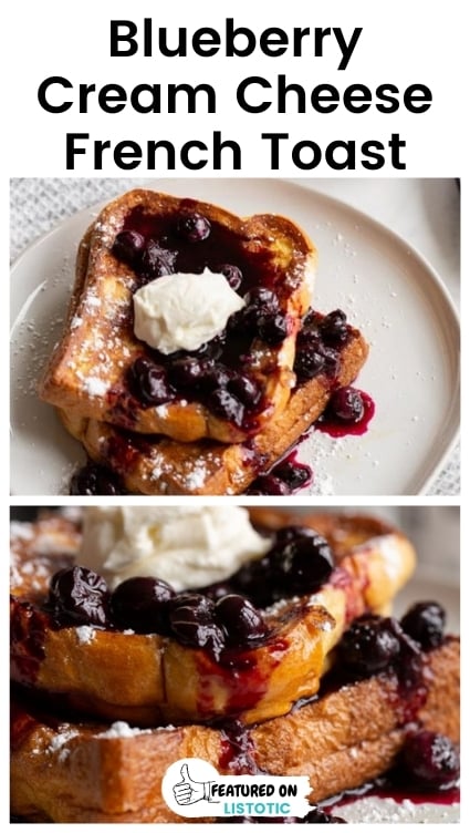 Blueberry and cream cheese breakfast.