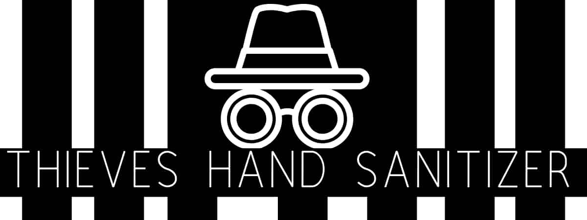 diy label for homemade thieves hand sanitizer